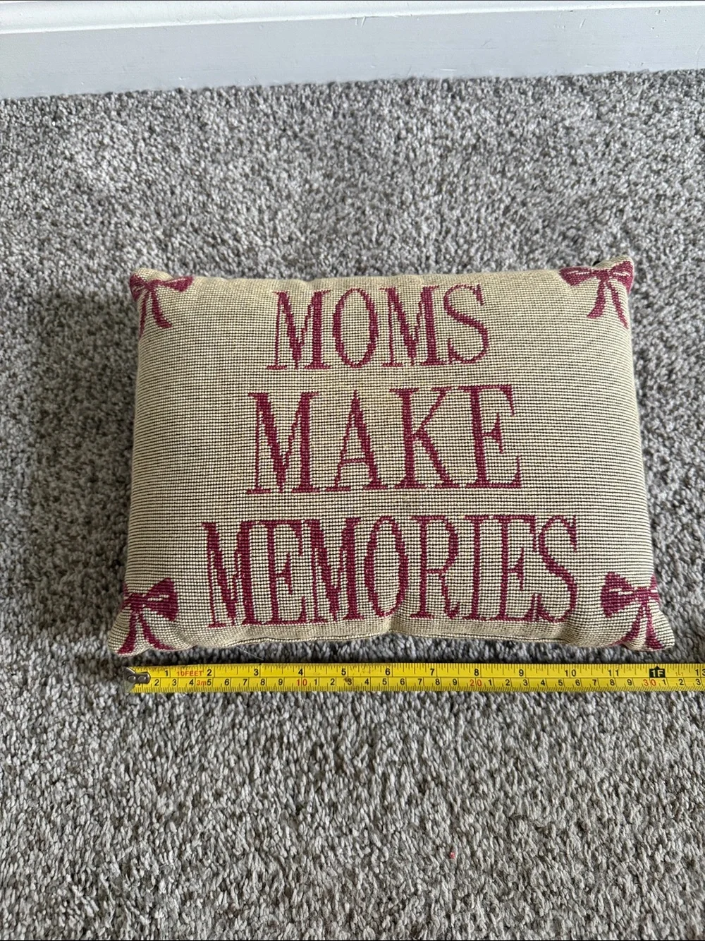 Mom’s‎ Make Memories Needlepoint Accent Pillow